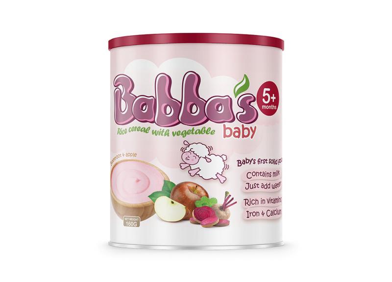 Bột ăn dặm Babba's Baby