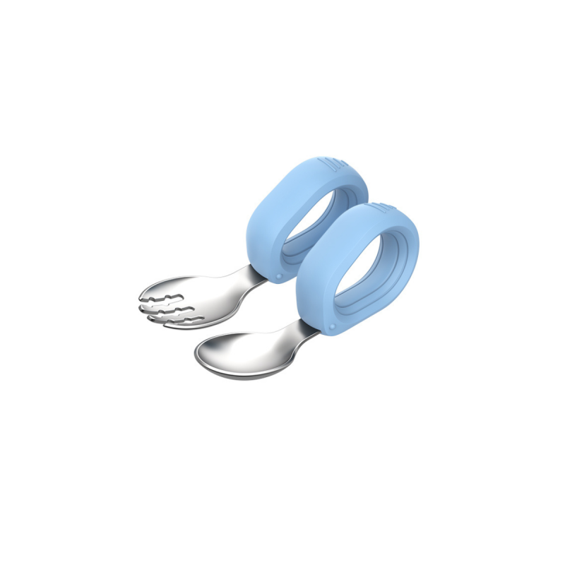 Bộ thìa nĩa inox tay cầm tròn Hallysen