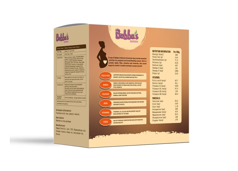 BỘT NGŨ CỐC BABBA’S MOMMY – MẸ BẦU